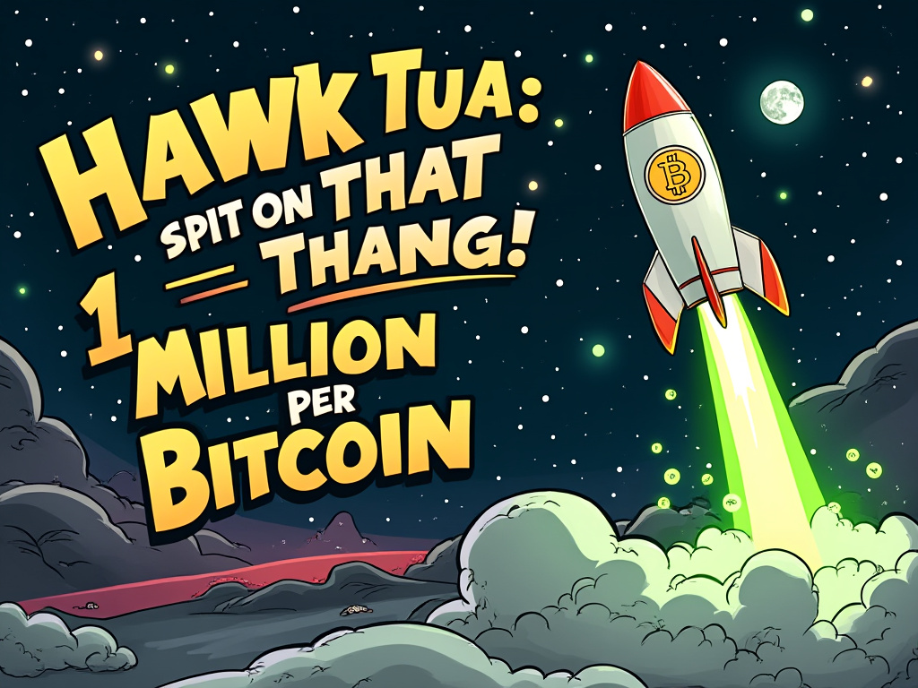 Hawk Tua Spit on that Thang Bitcoin BTC Meme